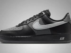 NEW Nike Air Force 1 Low '07 Black Smoke Grey Mens Shoe Authentic IR1475-010