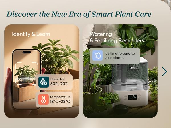 [live]LEVOIT Classic300s Top Fill Smart Humidifiers for Bedroom, (6L) Cool Mist Top Fill Essential Oil Diffuser for Baby & Plants, Quiet Sleep Mode,Gift