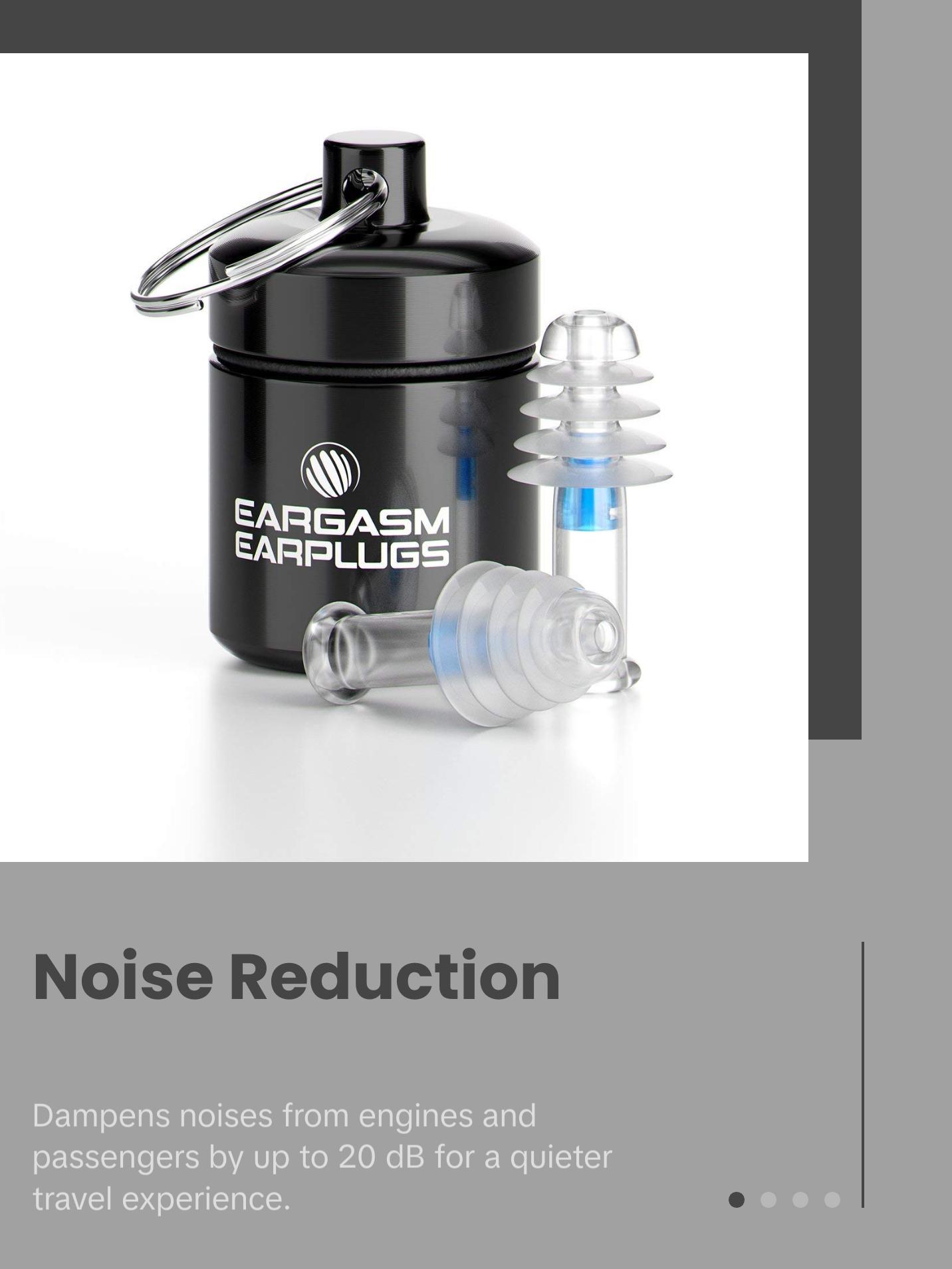 Eargasm Aviation Earplugs - Reduce Ear Pain During Air Travel!