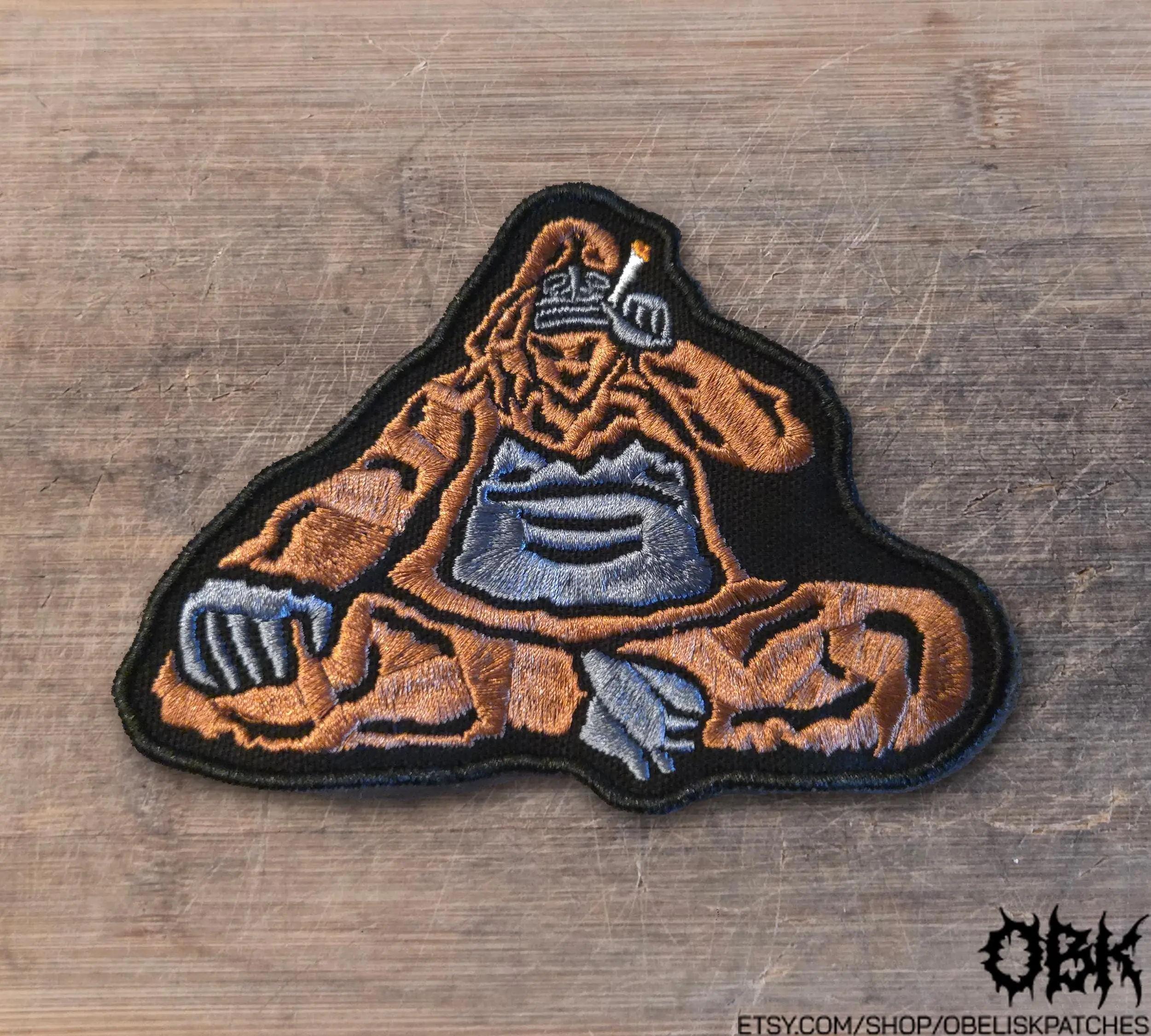 Sassy The Sasquatch Patch  Embroidered Canvas Patch - Multiple Sizes, Iron On, Velcro for bags, clothing