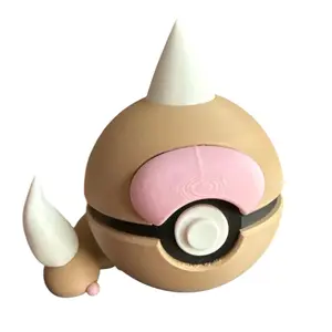 Weedle Poke Ball - Inspired 3D Printed Collectible