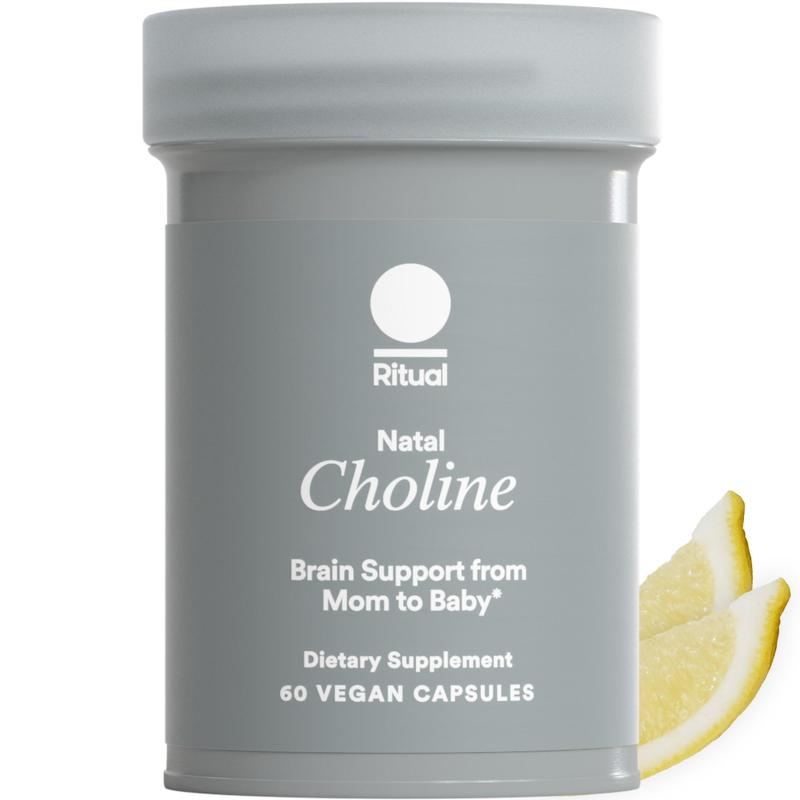 Ritual Natal Choline Supplement, 550mg, Supports Baby’s Cognitive Function When Taken During Pregnancy and Choline Content in Breastmilk*, 30 Day Supply Ritual Natal Choline Supplement, 550mg, Supports Baby’s Cognitive Function When Taken During Pregnancy and Choline Content in Breastmilk*, 30 Day Supply