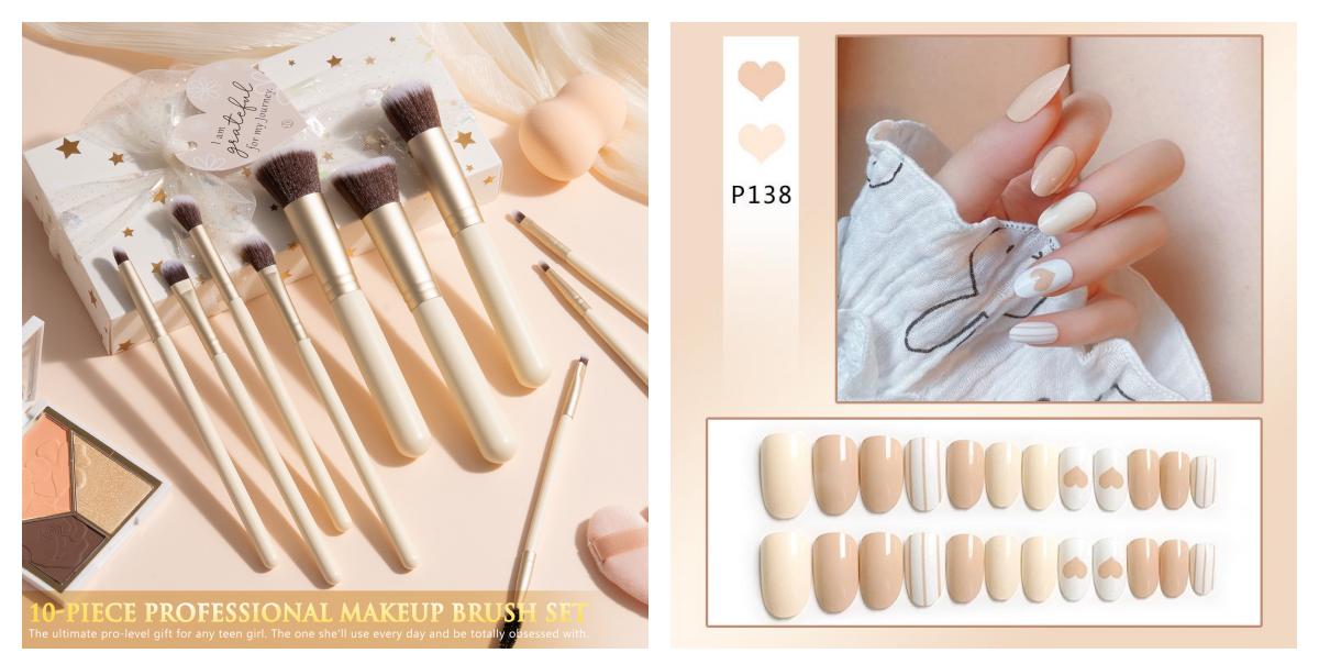 Teen Girl Gifts Trendy Stuff Valentine's Day Teenage Girls Gifts Basket Tween Birthday Gifts, Fun Girl Empower Gift with 8Boxes/10Boxes Task Tags Makeup Gift Set necklace bracelets for Her Niece Daughter Sister