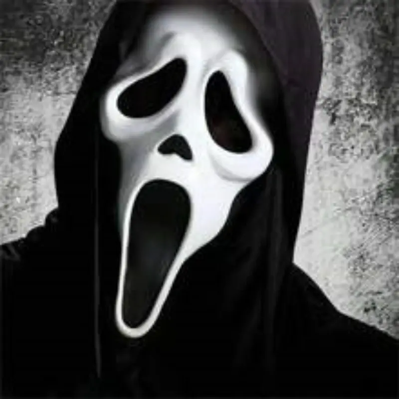 Halloween Screaming Mask, Scary Creepy Ghost Face for Friends, Adult Men's Latex Full Head Mask, Realistic Mask, Perfect Skull Costume, Party Face Masks, Party Essential, Durable and Comfortable
