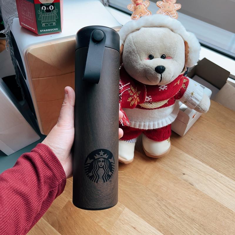 2022 China Starbucks limited edition Wood 16oz Stainless steel Tumbler