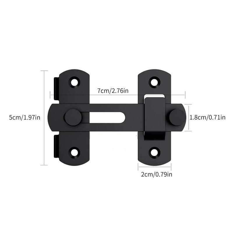 Barn Door Latches for Gate and Sliding Doors - Bi-fold Door Lock with Wine Cabinet Closet Door Latches