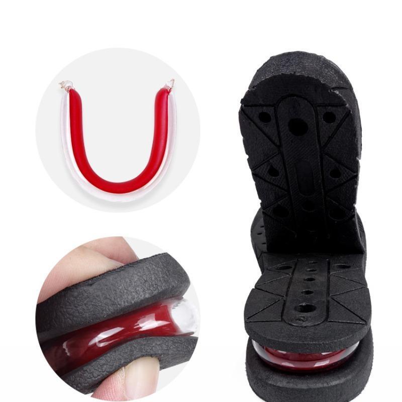 Invisible Height Increase Insoles, Feeling short or lacking confidence?, Adjustable heel lift 1.2–3.5 inches discreetly adds height, breathable & shock absorbent for all-day comfort and support