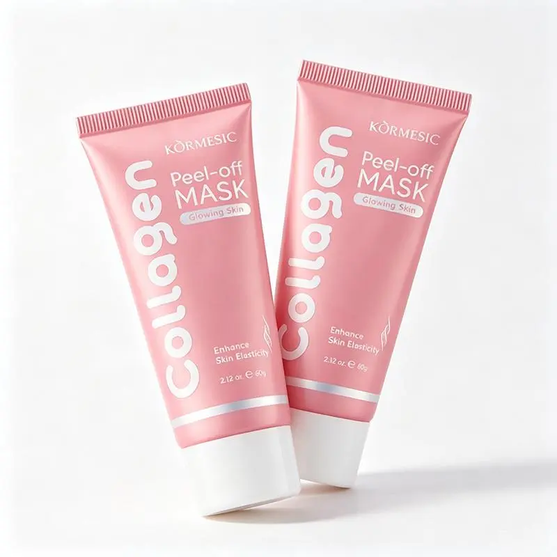 Collagen Peel Off Facial Mask to Enhance Skin Elasticity & Minimize Pores, Anti-Aging Night Skin Care Infused with Hydrolyzed Collagen to Smooth Fine Lines and Lift Loose Skin