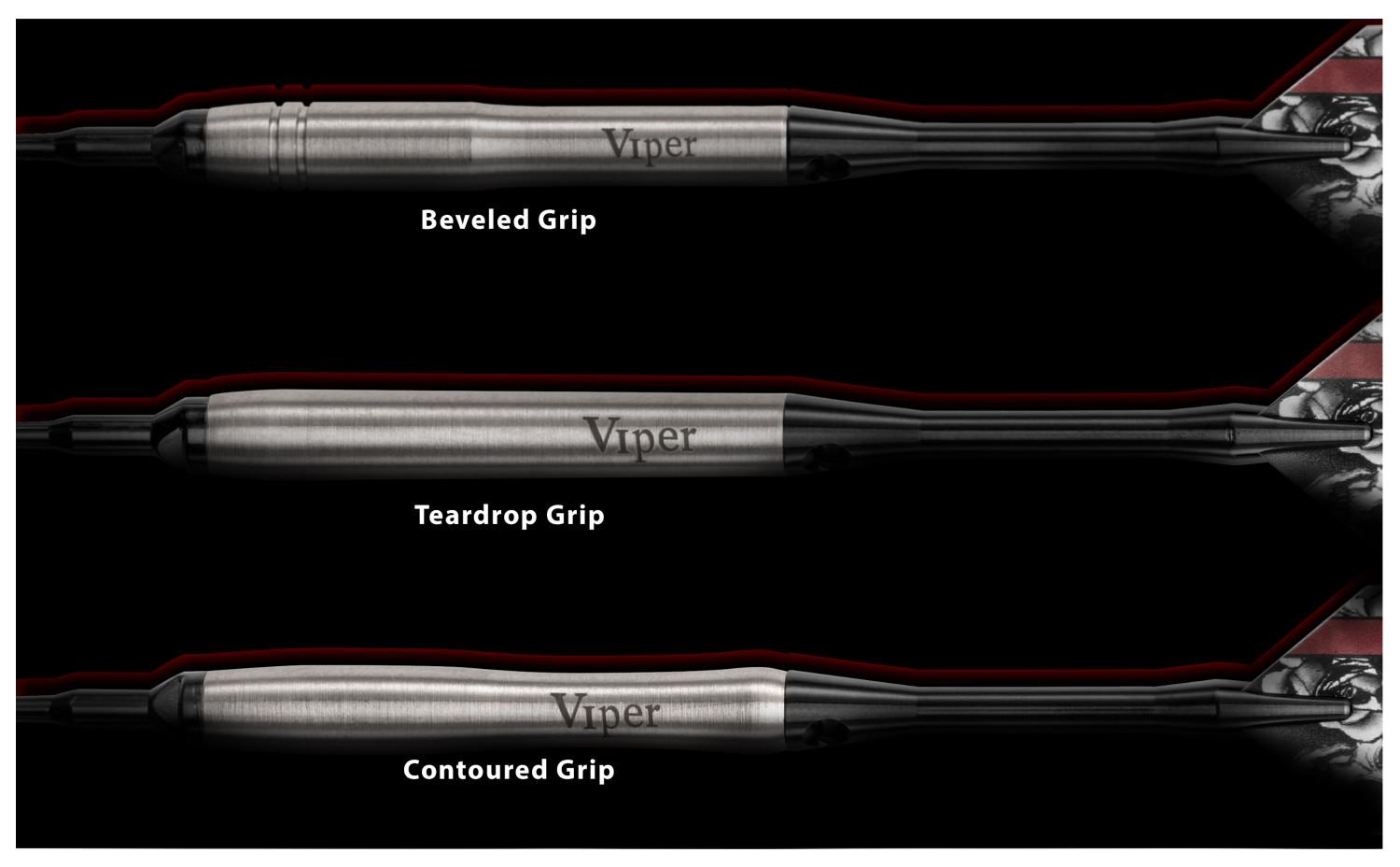 Viper Sinister Darts 95% Tungsten Soft Tip Darts Grooved Barrel 18 Grams