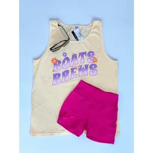 Ready For Some Boats & Brews Graphic Tank