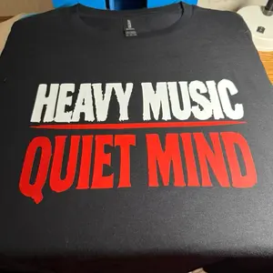 Heavy music, Quiet mind tee Heavy music, Quiet mind tee