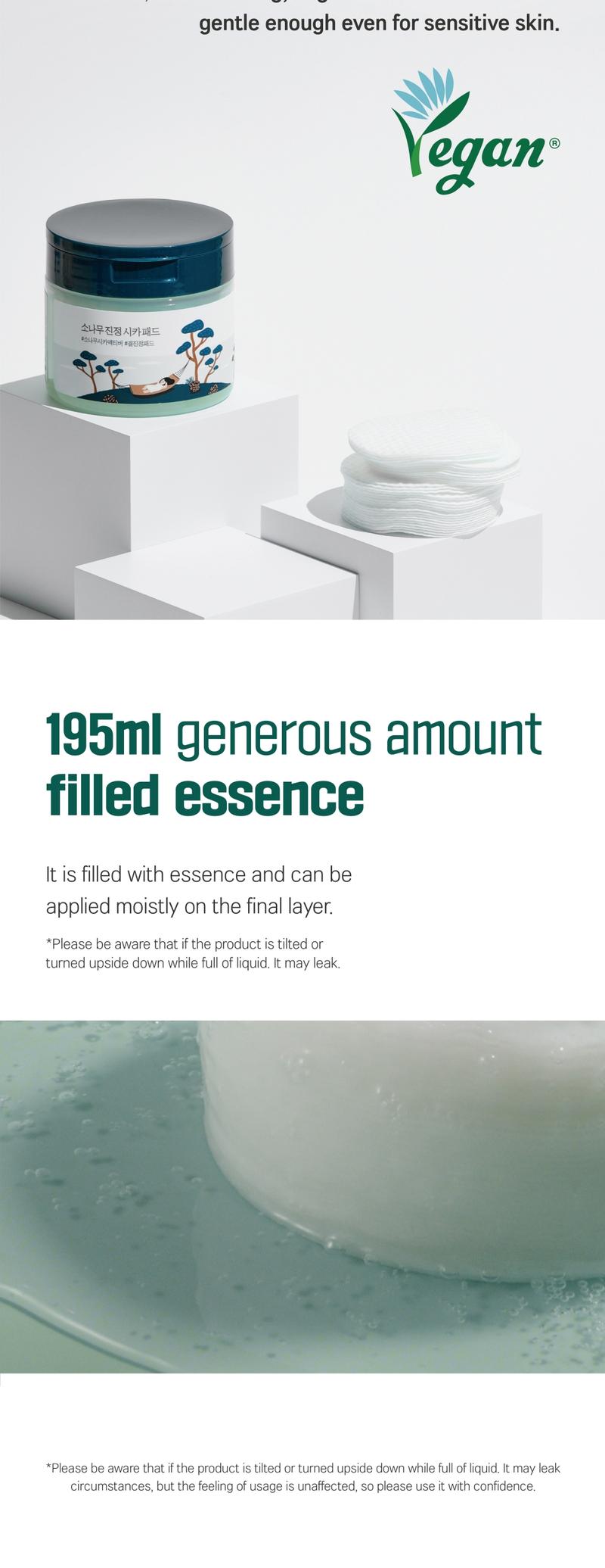 [PINE CICA LINE] Pine Calming Cica Face Pads_50pcs Large Size 7cm for Broad Coverage