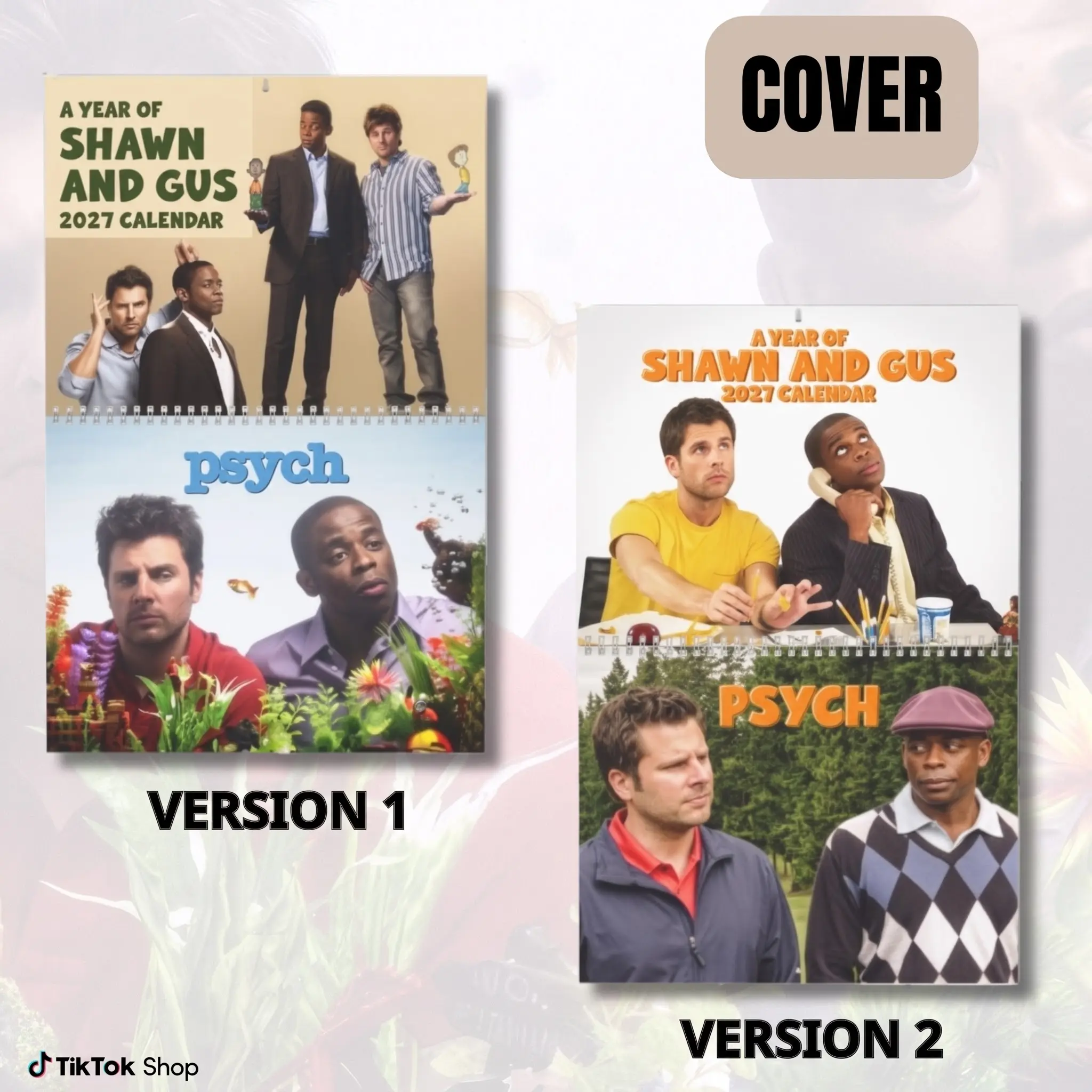 Best Line Of Gus and Shawn Psych 2027 Wall Calendar, Psych TV Show Calendar And Planner, Desktop Calendar, Wall Decor, Funny Christmas Gift, New Year Gift For Fan.