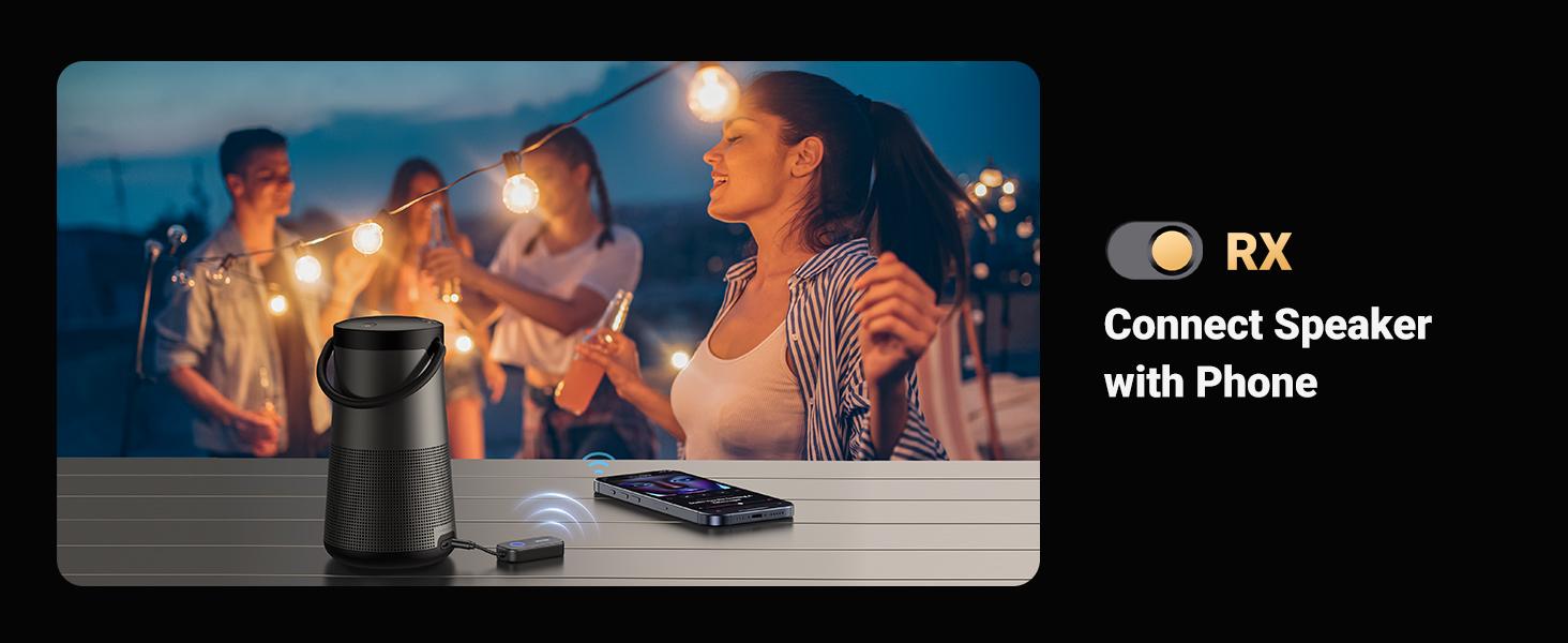 UGREEN Bluetooth 5.2 3.5mm Audio Transmitter/Receiver Adapter for Airpods or Headphones,  for Flight, TV, Car Stereo, MP3 Headset Microphone-TikTokShopBlackFriday ,Tiktokshopstockup