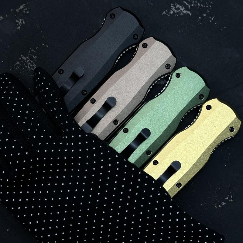 BM3320-edc- Tactical Knife, Aircraft Aluminum Alloy Handle, D2 High Hardness Blade, Total Length 23 cm, Weight 120 grams, Outdoor Camping  EDC Knife.