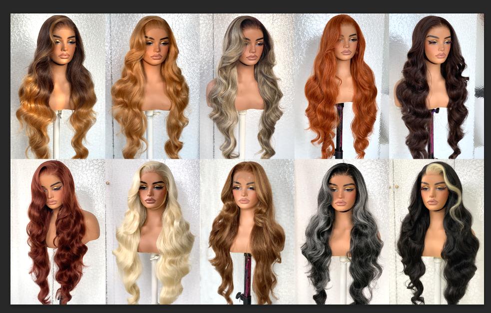 LOVSOUL  Glueless Wear And Go Synthetic 13x6 Layered Voluminous Long Body Wave HD Lace Frontal Wig Pre-Plucked No Glue Beginners Friendly 32inch Rich Hues