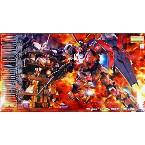 Bandai Hobby RX-0 Unicorn Gundam HD Color with MS Cage MG 1/100 Model Kit