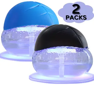 Water-Based Purifier Air Washer, Air Revitalizer & Freshener, Air Fresher with 7 LED Color Changing Light for Rooms (Blue)