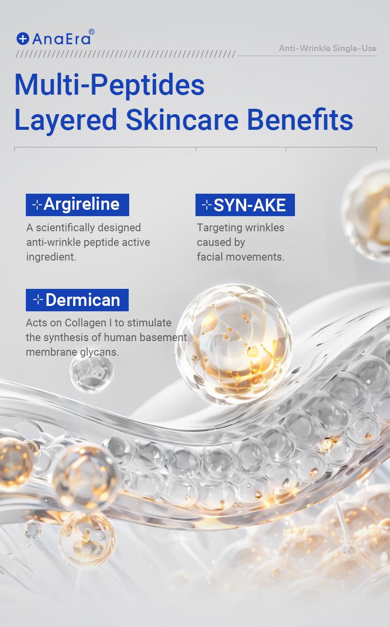 AnaEra GHK-Cu Peptides Serum & Ultra Hydrating Serum, Copper Peptides, Hyaluronic Acid, Collagen - Repairing, Smoothing and Boost Collagen -  Lift, tighten, Glowy skin, 1.2ml x 30