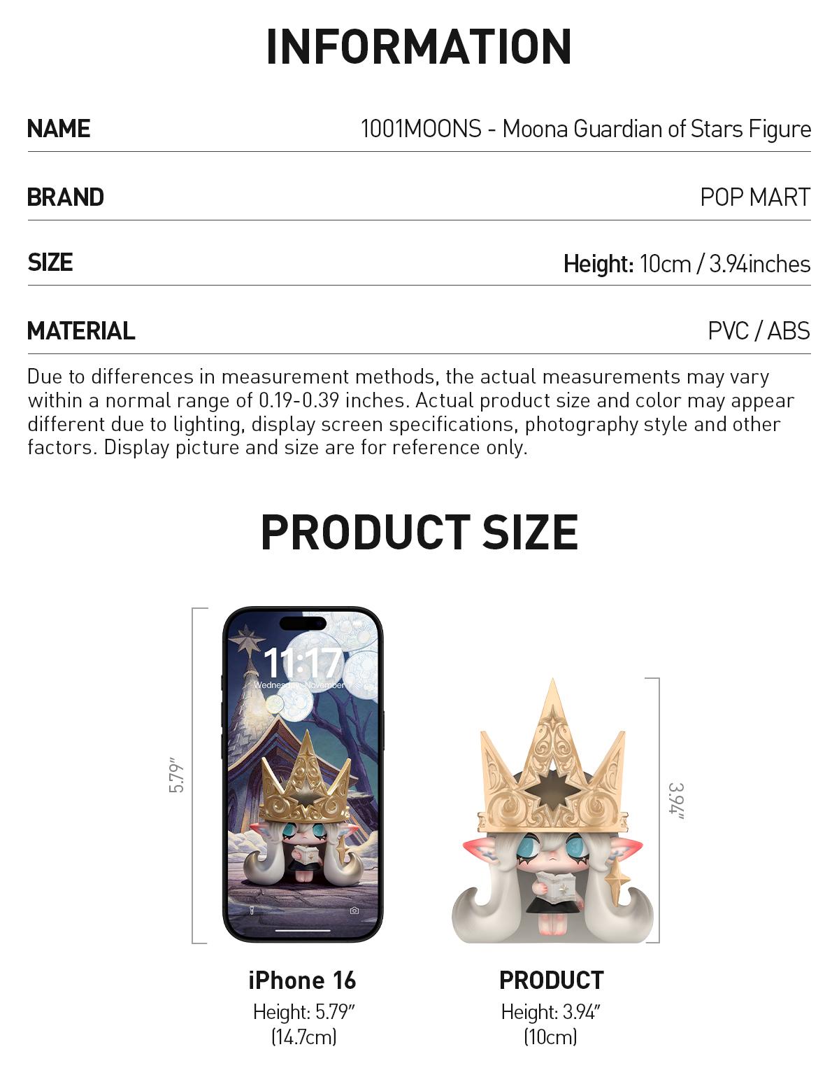 [Spanish] – POP MART 1001MOONS – Moona Guardian of Stars – Figura