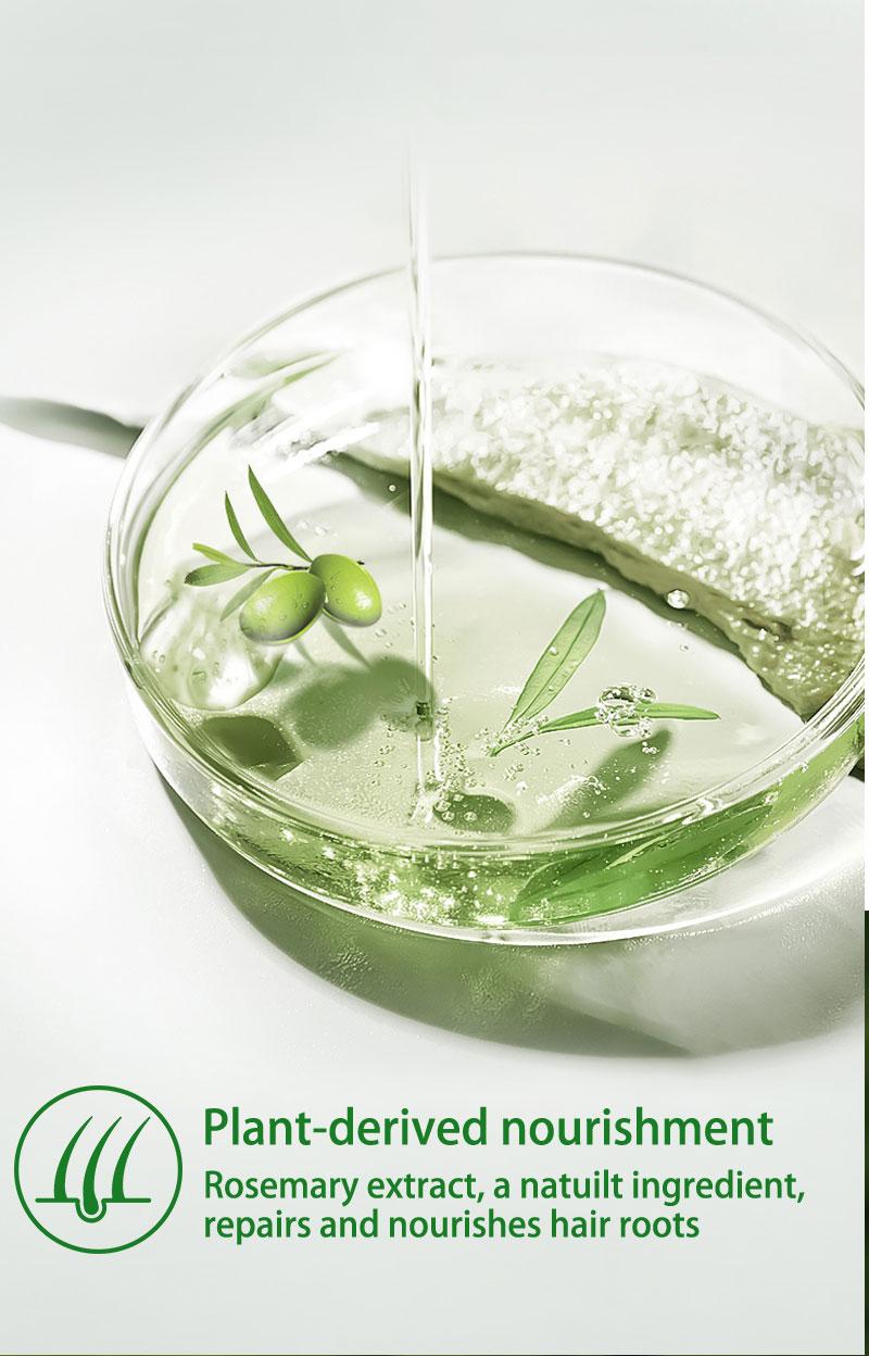 Tgideas Rosemary Shampoo with Hydrolyzed Keratin Promotes Hair Growth Controls Oil Dandruff Soothes Scalp Irritation Restores Shine