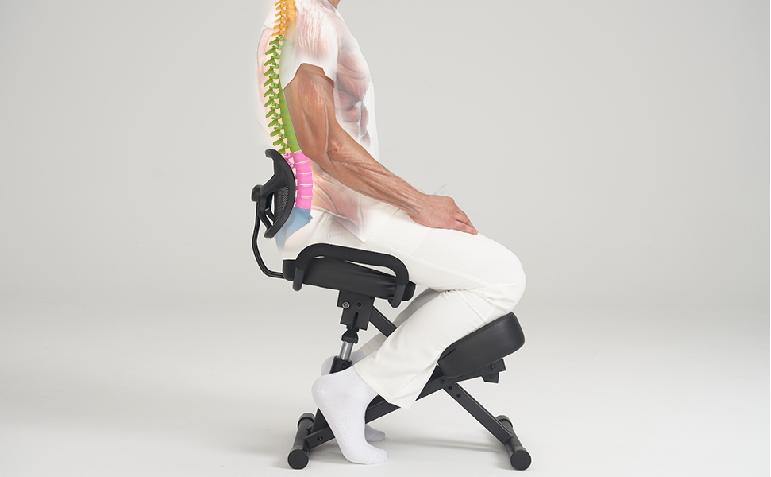 Master Massage Ergonomic Kneeling Chair with Back Support for Office -Posture Chair with Angled Seat and Backrest for Home and Office-Posture Correction Stool-Improve Your Posture Master Massage Ergonomic Kneeling Chair with Back Support for Office -Posture Chair with Angled Seat and Backrest for Home and Office-Posture Correction Stool-Improve Your Posture