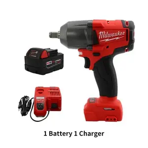Milwaukee Cordless Electric Wrench 18V 12.0Ah Battery Brushless Impact Wrench 800N.M for Woodworking