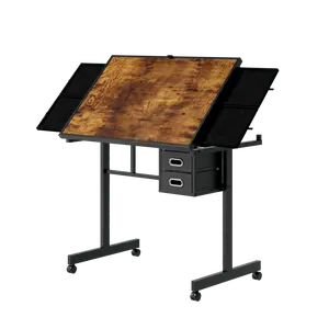 1000 pieces Jigsaw Puzzle metal Table board for adults gift with 4 trays and 2 Drawers