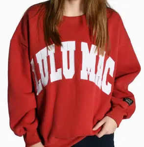Lulu Mac Sweatshirt Red/White - Puff Logo