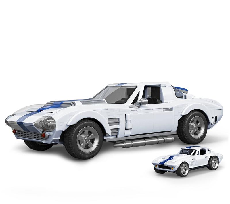 Mattel Brick Shop Hot Wheels Corvette
