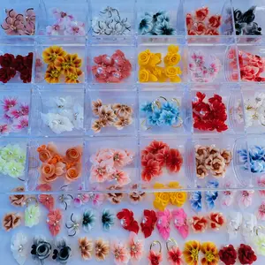 #0... Mixed size Acrylic Flower Box 200Pcs