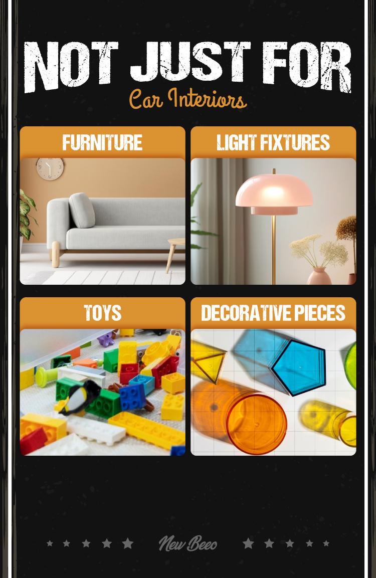 Car plastic polish: a refurbishment agent used to polish plastic parts such as engine compartments, interiors, and rearview mirrors
