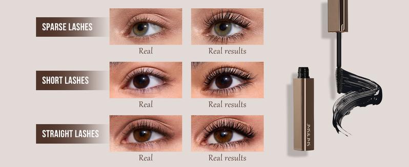 JMS&JMS Tubing Mascara Waterproof Long lasting Volume Lightweight & Nourishing,No Flaking,No Smudging,No Clumping,Safe For Sensitive Eyes Valentine Gift