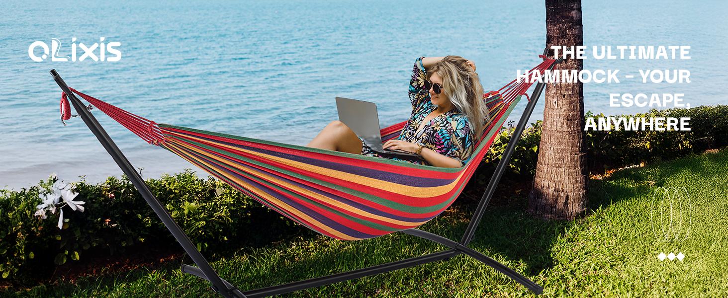 Hammock With Stand – 450 LB Capacity Steel Stand, Soft Lounge Swing, Quick No Tool Assembly, Lightweight Outdoor Hammock For Park Beach And Travel, Sturdy & Reliable, Vibrant & Breathable Comfort Soft Lounge Swing Soft Lounge Swing Hammock With Stand – 450 LB Capacity Steel Stand, Soft Lounge Swing, Quick No Tool Assembly, Lightweight Outdoor Hammock For Park Beach And Travel, Sturdy & Reliable, Vibrant & Breathable Comfort Soft Lounge Swing Soft Lounge Swing