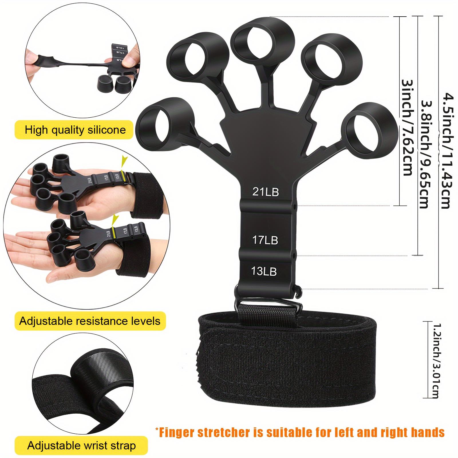 5-piece Grip Trainer Set - Adjustable Grip Trainer (5-60kg), Finger Stretching and Exerciser, Handheld Grip Trainer Designed for the Arm, Suitable for Climbing, Weightlifting, Fitness, Office Workers, and Musicians