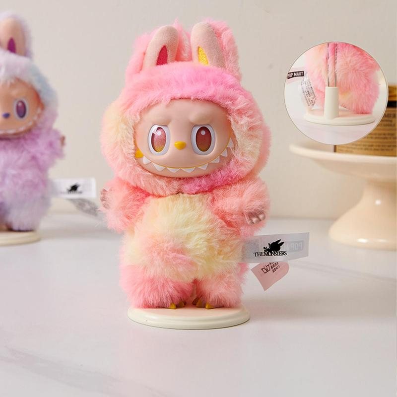 UFORU Dust-Proof Display Case for Labubu & Dolls | Clear, Stackable Acrylic Box with Stand for Plush Doll Collection