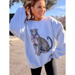 Coquette Leopard Graphic Top