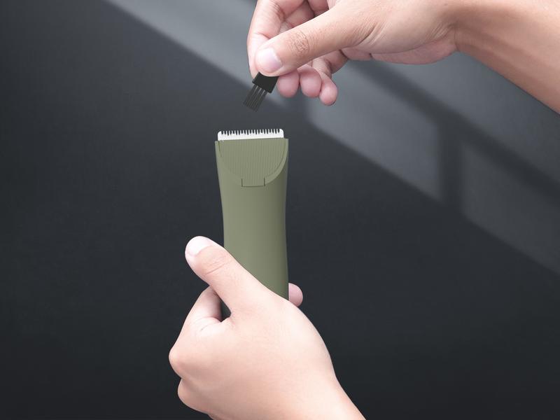 【TikTokShopHolidayHaul】Manspot Premium Electric Body Hair Trimmer for Men - Waterproof Wet & Dry Groomer, Rechargeable Cordless Clippers for Chest Back Arms - Gym Ready Travel Friendly Green Trimmer with Comfort Design-dealsforyoudays