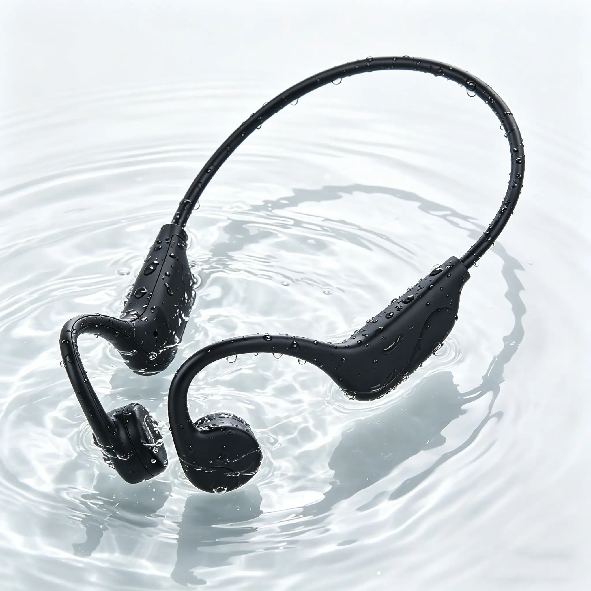 Bone Conduction Wireless Earbuds, IPX5 Waterproof, Bluetooth 5.3, Open-Back Design, Lightweight Sports Headphone, Headphone for Gym, Open Earheadphones, Gym Headphones