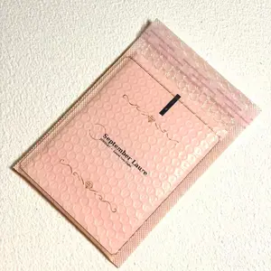 Mai Rui Pink Bubble Jewelry Packaging Bag | Luxury Protective Mailer for Necklace, Earrings & Rings