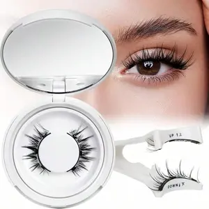 Magnetic Eyelashes with Applicator Reusable Magnetic Lashes without Eyeliner  No Glue Needed Magnetic Lashes Manga Magnetic Eyelashes Kit-Glue-Free False Lashes for Beginners