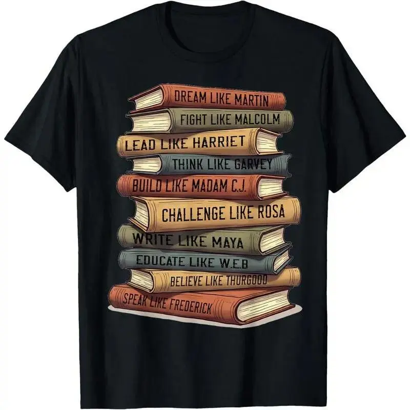 Black History Month Black Leaders African American Teachers T-Shirt Graphic tees
