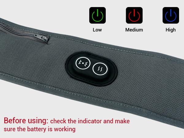 Cordless Back Massager with 3 Heating Levels & 3 Vibration Levels - Up to 58'' Waist Heating Pad for Deep Back Relief - Portable & Adjustable Elastic Strap - 30-Day Guarantee Cordless Back Massager with 3 Heating Levels & 3 Vibration Levels - Up to 58'' Waist Heating Pad for Deep Back Relief - Portable & Adjustable Elastic Strap - 30-Day Guarantee