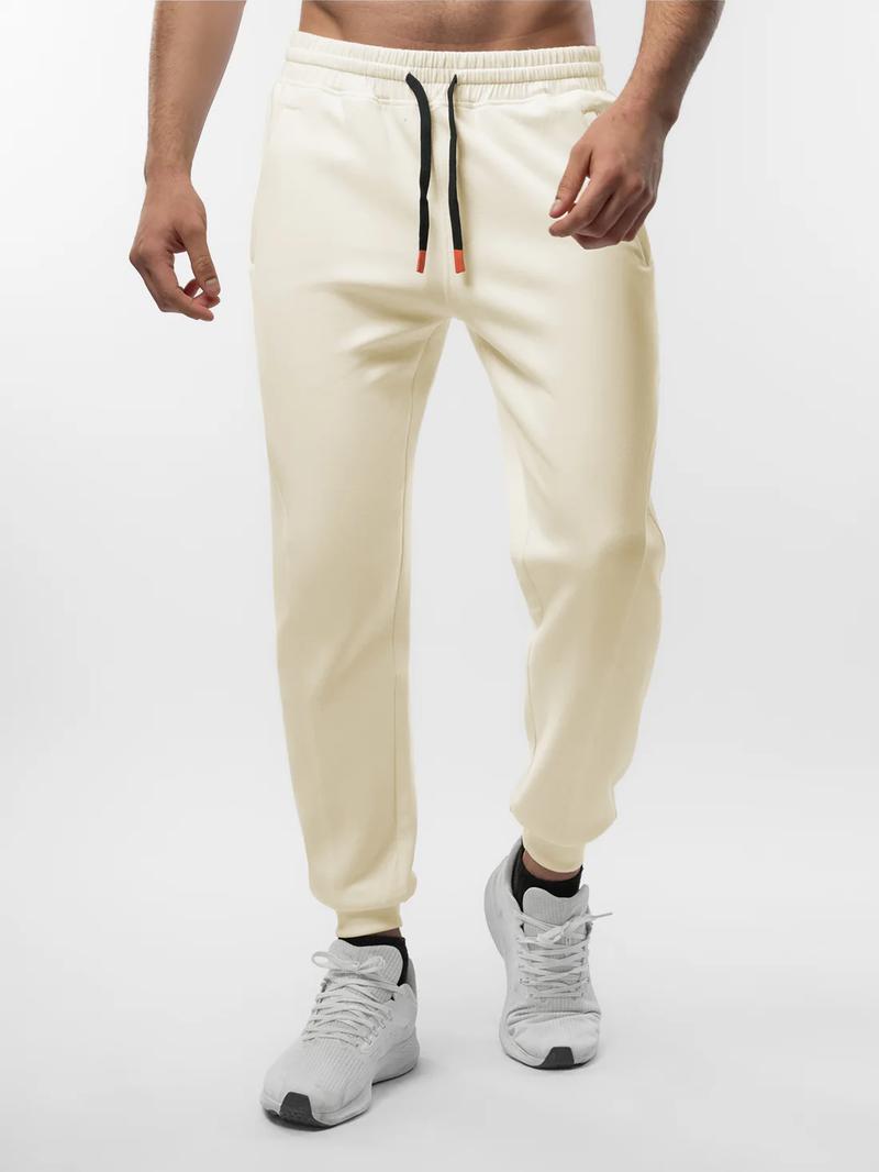 Fioboc Men's Fall Winter Jogger Pants - Multi-Functional Zipper Pockets for Gym & Outdoor, Soft Durable Versatile Bottoms