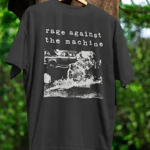 Rage Against the Machine Vintage Rock Band Retro Music Style RATM Womenswear, Menswear, Unisex, Comfortable, Top, Gift for Her, Gift for Him, Soft, Relaxed Fit, Apparel Comfort Colors and Gildan