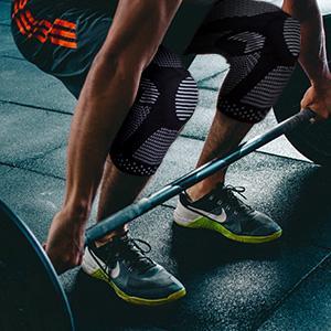 NEENCA Sports Knee Brace, cushioning and anti-collision knee support, suitable for wrestling, running, fitness, basketball, volleyball, and hiking.  Relieves knee pain. Volleyball and basketball equipment, leg protector, leg support.