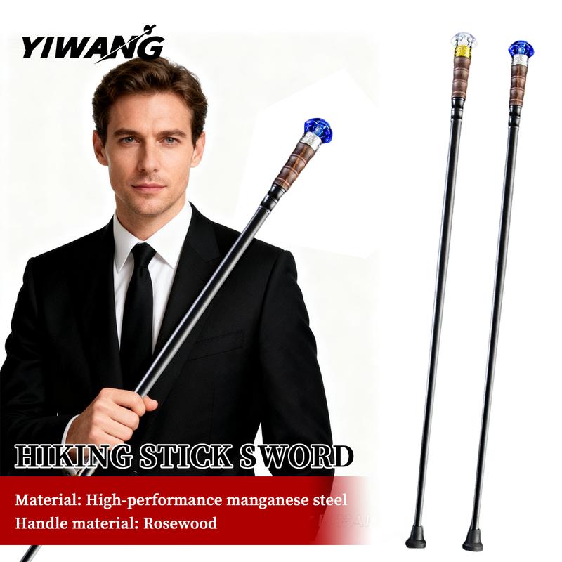 Authentic1060 High Carbon Steel Heat-Tempered Hand-Forged Blue Diamond Scepter - Multifunctional SwordCane With Unique Diamond-Shaped Handle, Stylish &Durable, Fashion Decorative Wand Gent Leman Elegant,Cosplay, The Best Gift Authentic1060 High Carbon Steel Heat-Tempered Hand-Forged Blue Diamond Scepter - Multifunctional SwordCane With Unique Diamond-Shaped Handle, Stylish &Durable, Fashion Decorative Wand Gent Leman Elegant,Cosplay, The Best Gift