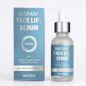 Instant Face Lift Serum for Soft Supple Youthful-Looking Skin - Hydrates Restores Elasticity & Provides Immediate Firming Effect - Lightweight peptide formula