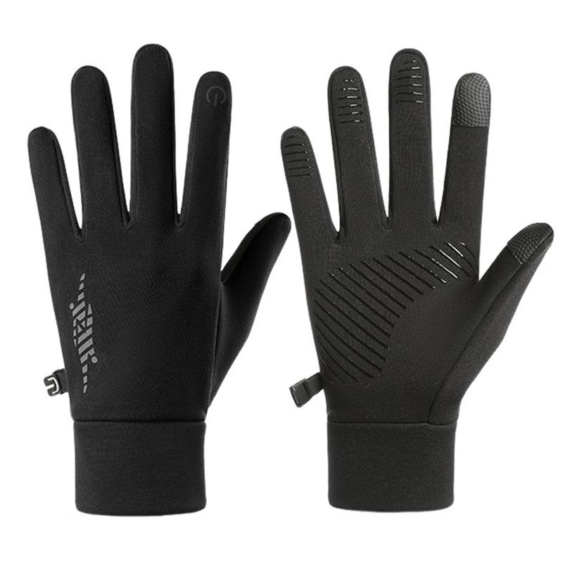 Winter Gloves Unisex Thermal Lined Touchscreen Ski Gloves Full-Finger Design Anti-Slip Cold-Resistant Ideal for Cycling Running Driving Hiking Texting Cold Storage Work Gardening Daily Wear
