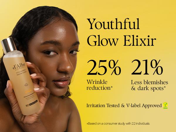 [OFFICIAL d'Alba] [Set] Daily 3 Step Radiant Glow Full Skincare Set l Vita Toning Line l Even Out Skin & Reduce Dark Spots l Simplify Your Skincare with All-In-One Vitamin Routine l Toner + Serum + Cream